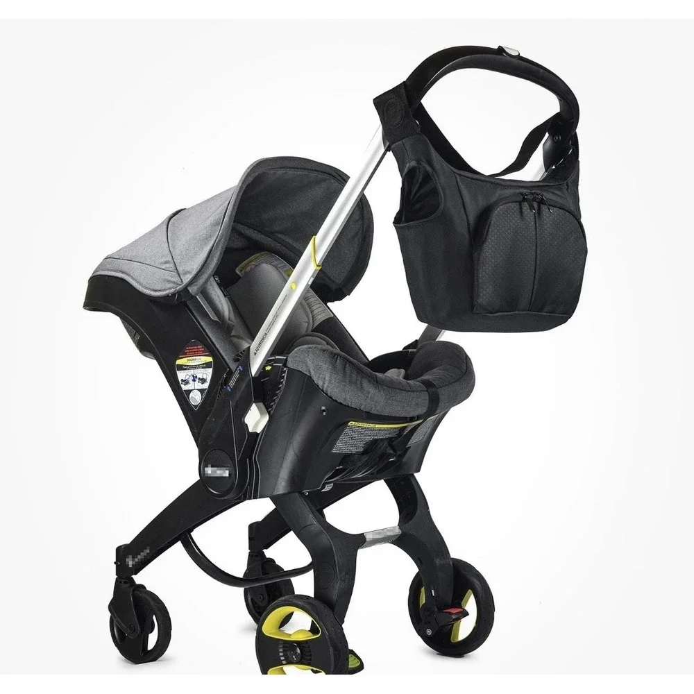 Upperkids Essentials Bag for Doona Car Seat Stroller Organizer Storage Black